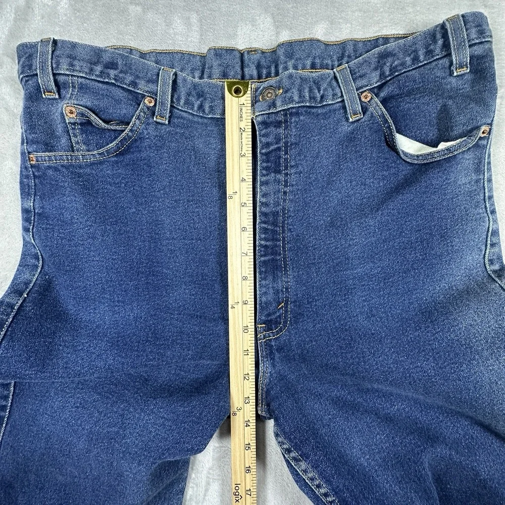 Vintage 80s 90s Levis Jeans Mens Made in USA Size 42x32 Blue Denim Pants Retro